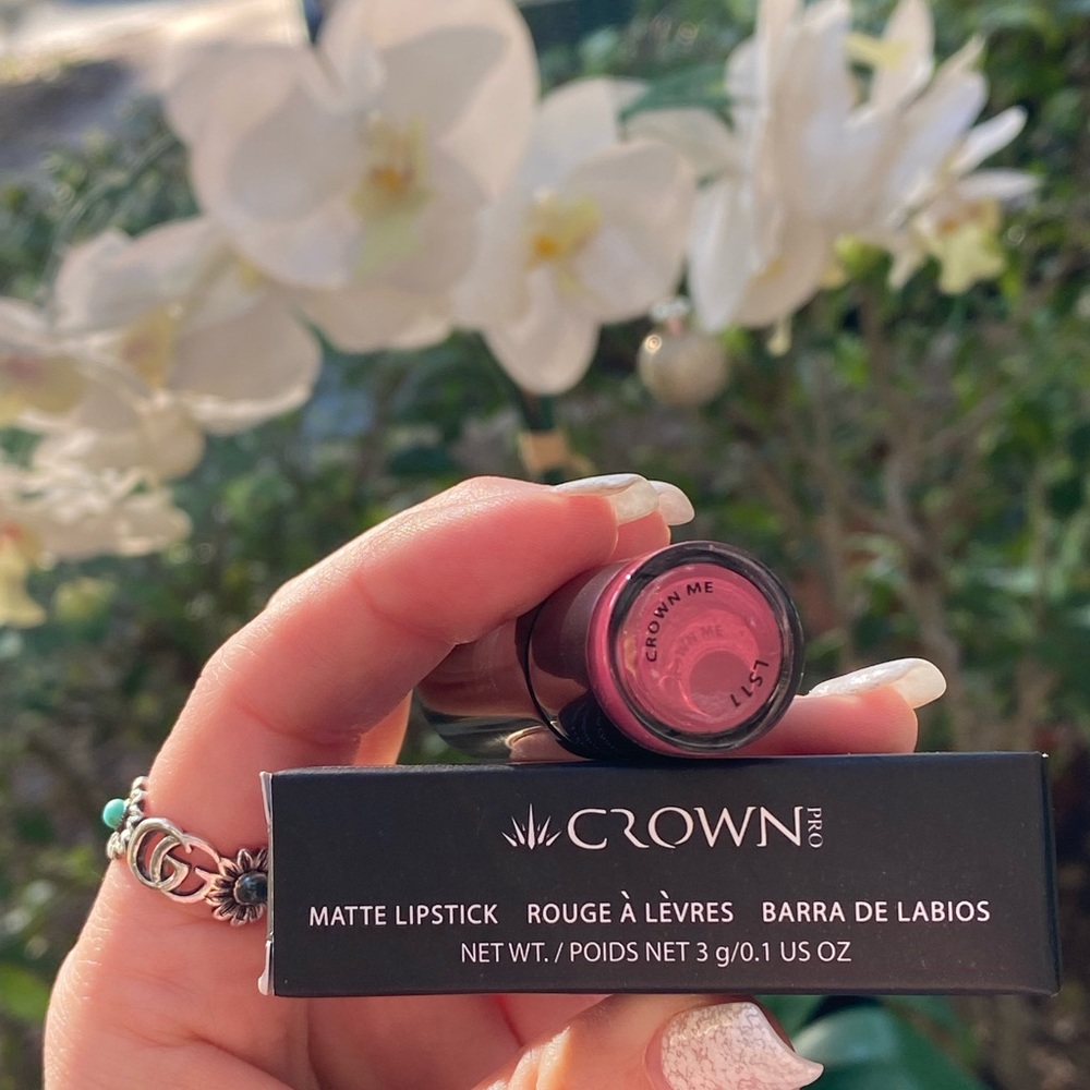 Crown Pro Matte Pink Lipstick Color Crown Me